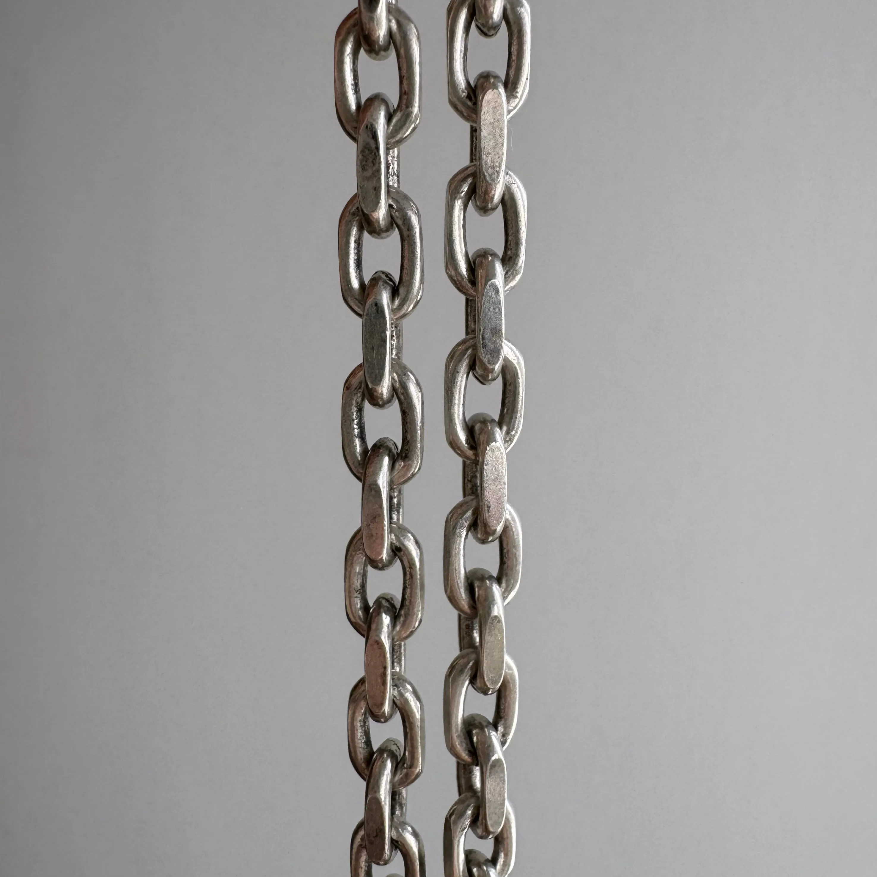 V I N T A G E // classic biker / sterling silver sturdy biker chain / 20", 28g