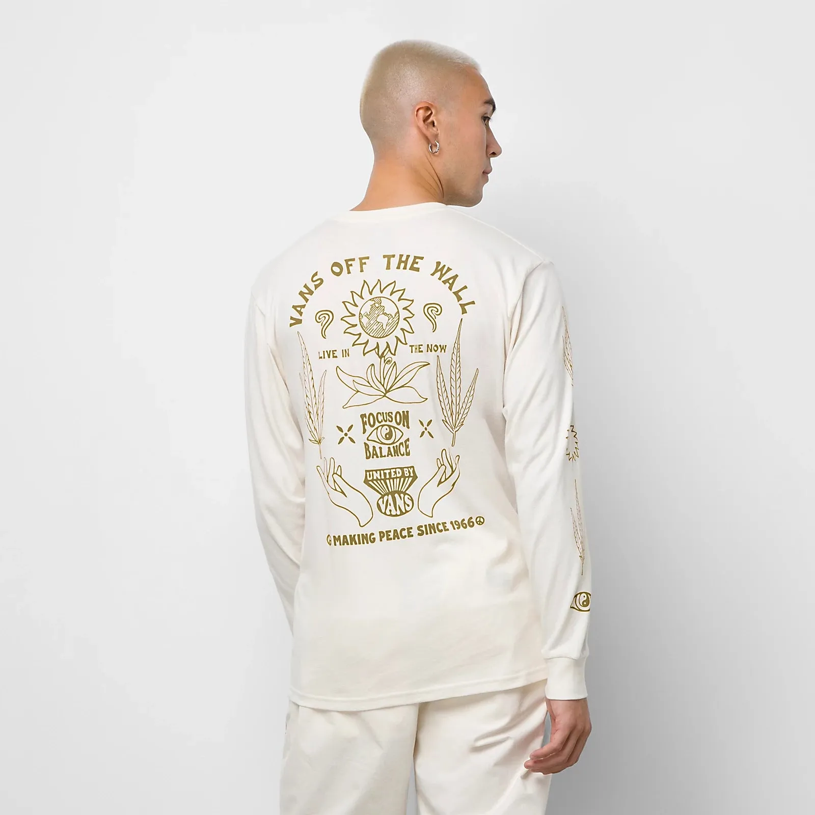 Vans Making Peace Vintage Long Sleeve - ANTIQUE WHITE