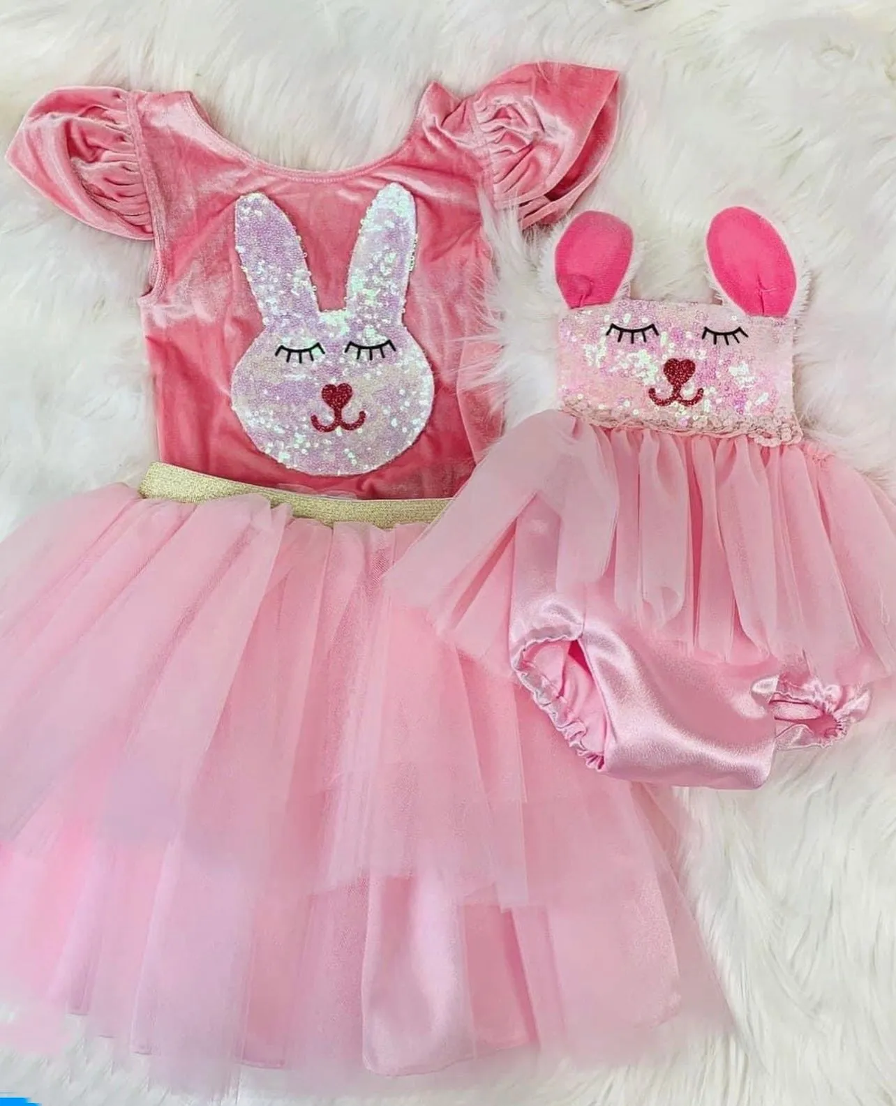 Velvet Bunny Two Piece Set