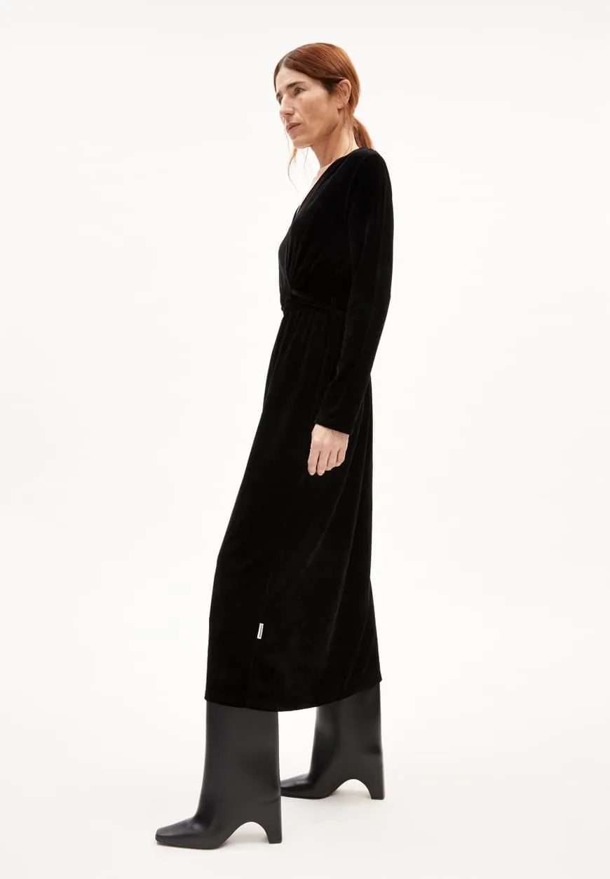 Verlaar Velvet Dress - Black