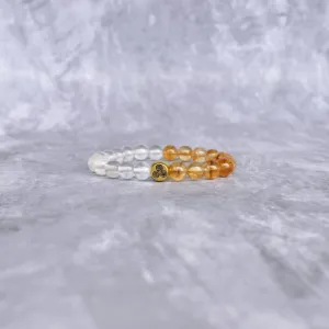 VibeLift- Citrine & Clear Quartz Bracelets