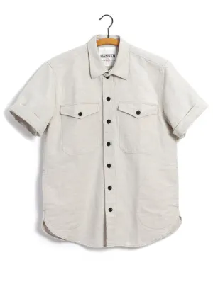 VILLY | Short Sleeve Shirt | Flax Nature