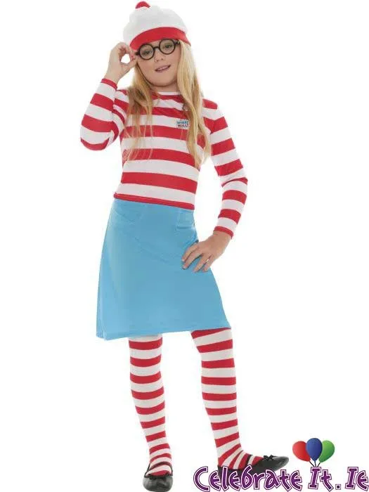 Where's Wally? Wenda Child Costume