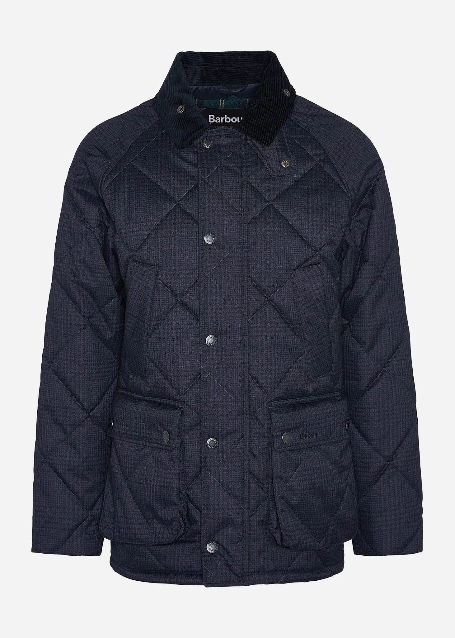 Winter bedale quilted jacket - dark navy