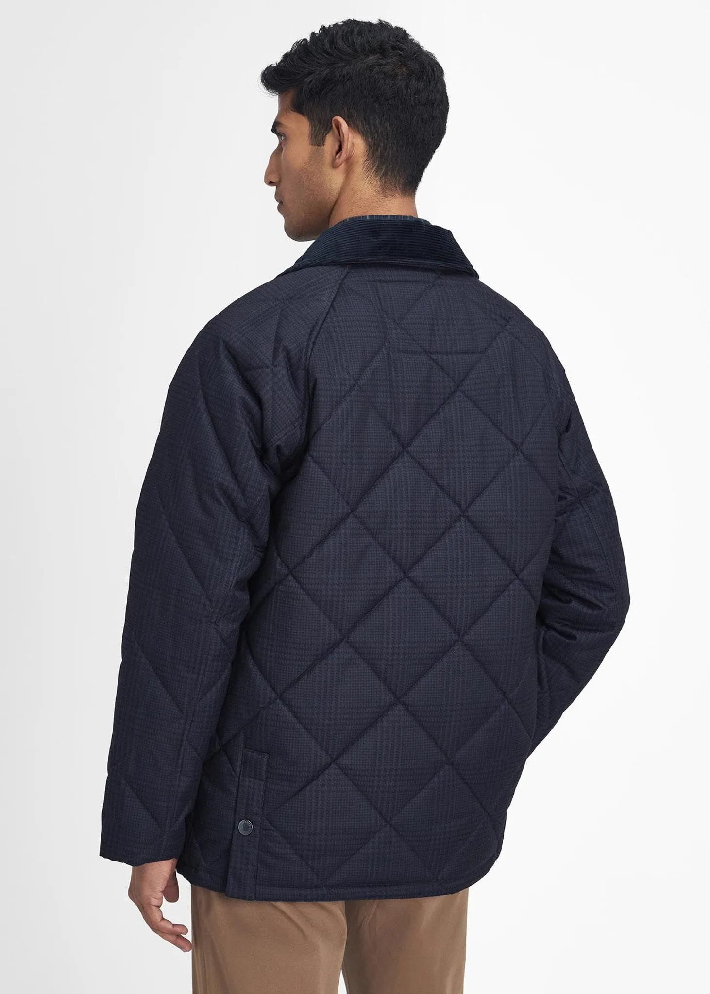 Winter bedale quilted jacket - dark navy