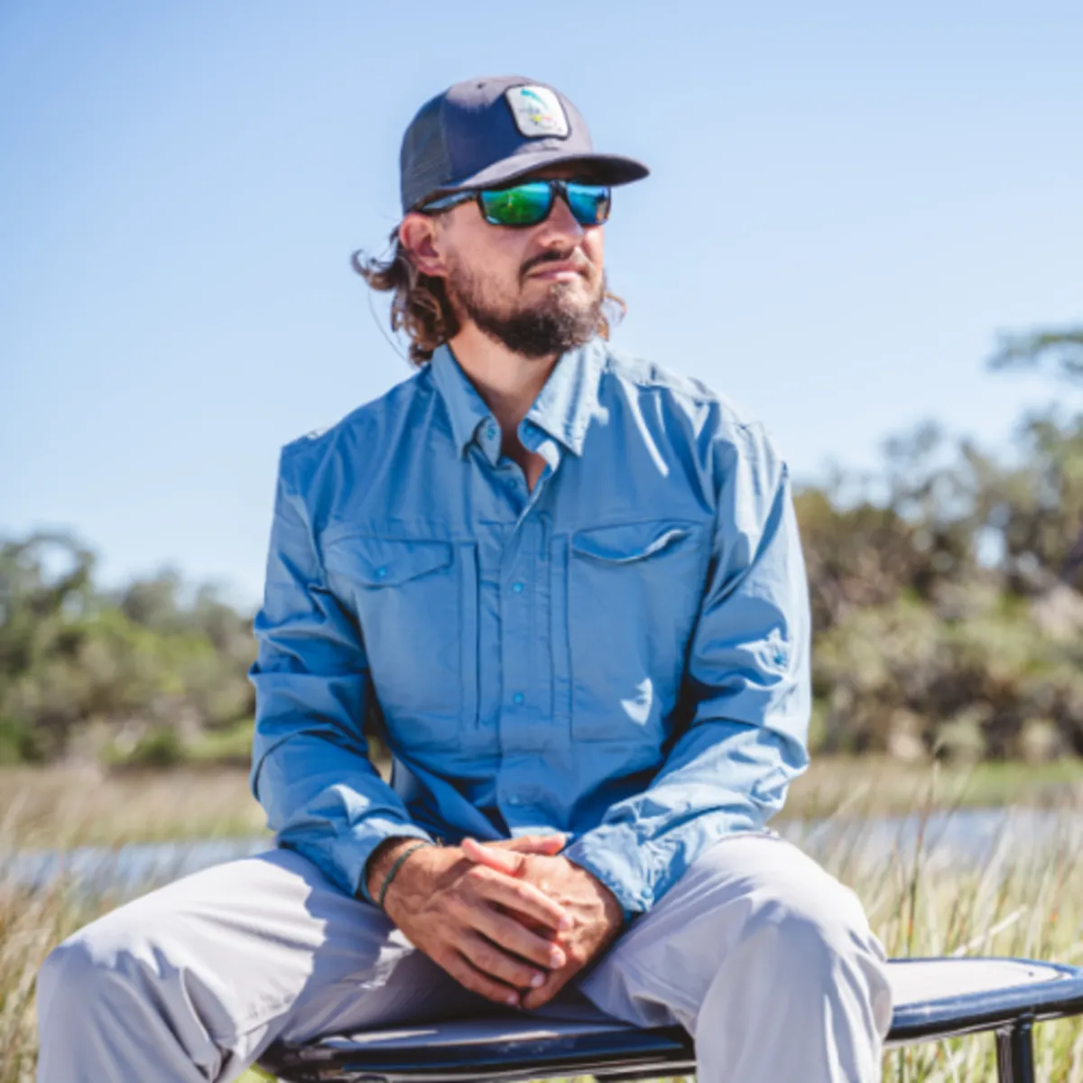 Withlacoochee Long Sleeve Button Down