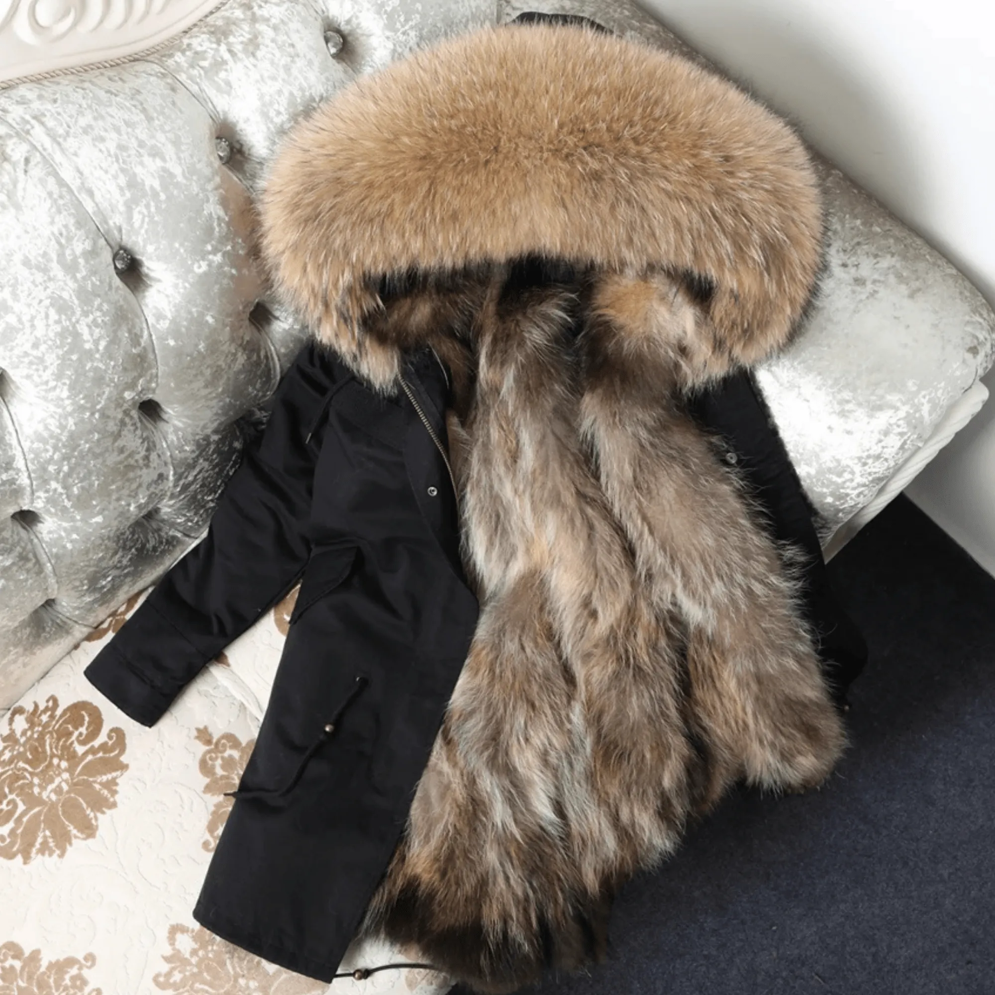 Women's Luxury Real Fur Waterproof Parka "Alpha Style"