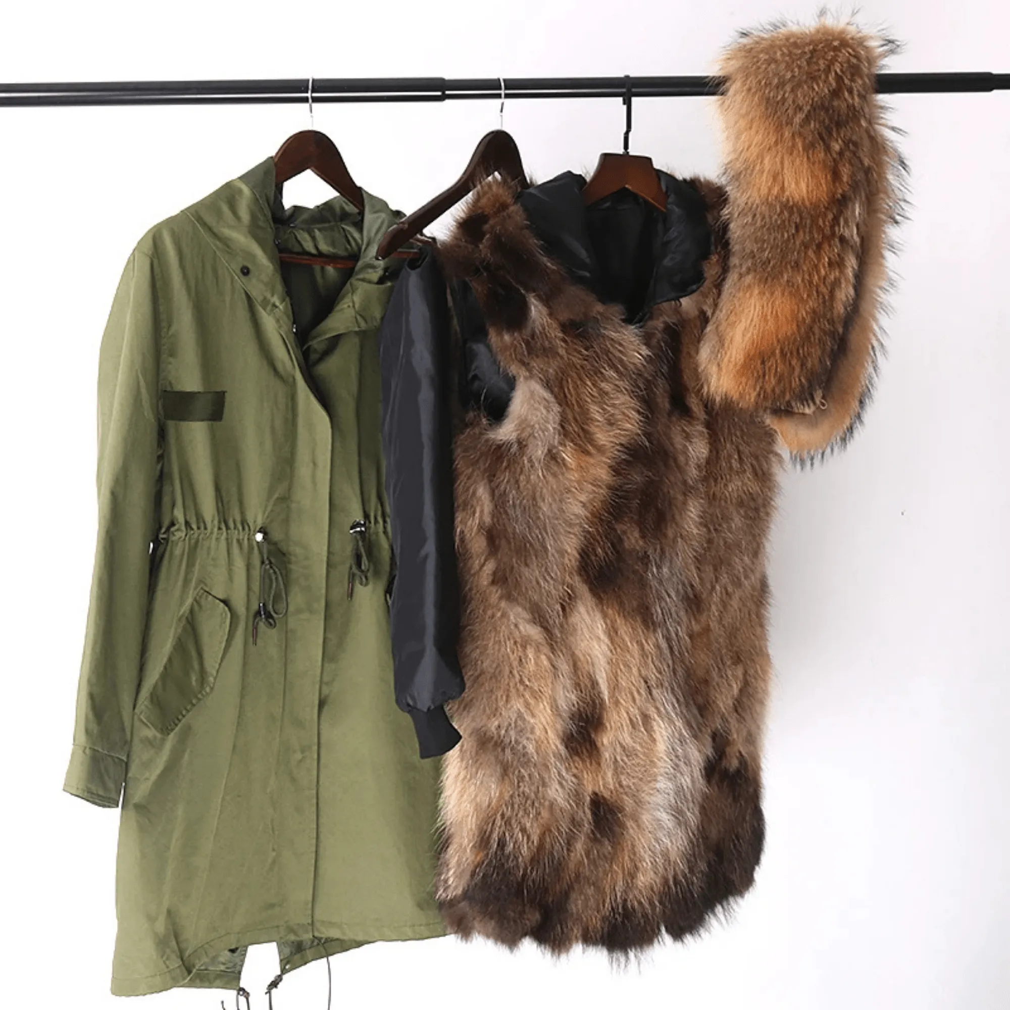 Women's Luxury Real Fur Waterproof Parka "Alpha Style"