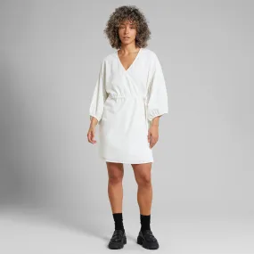 Wrap Dress Ugglan White | DEDICATED