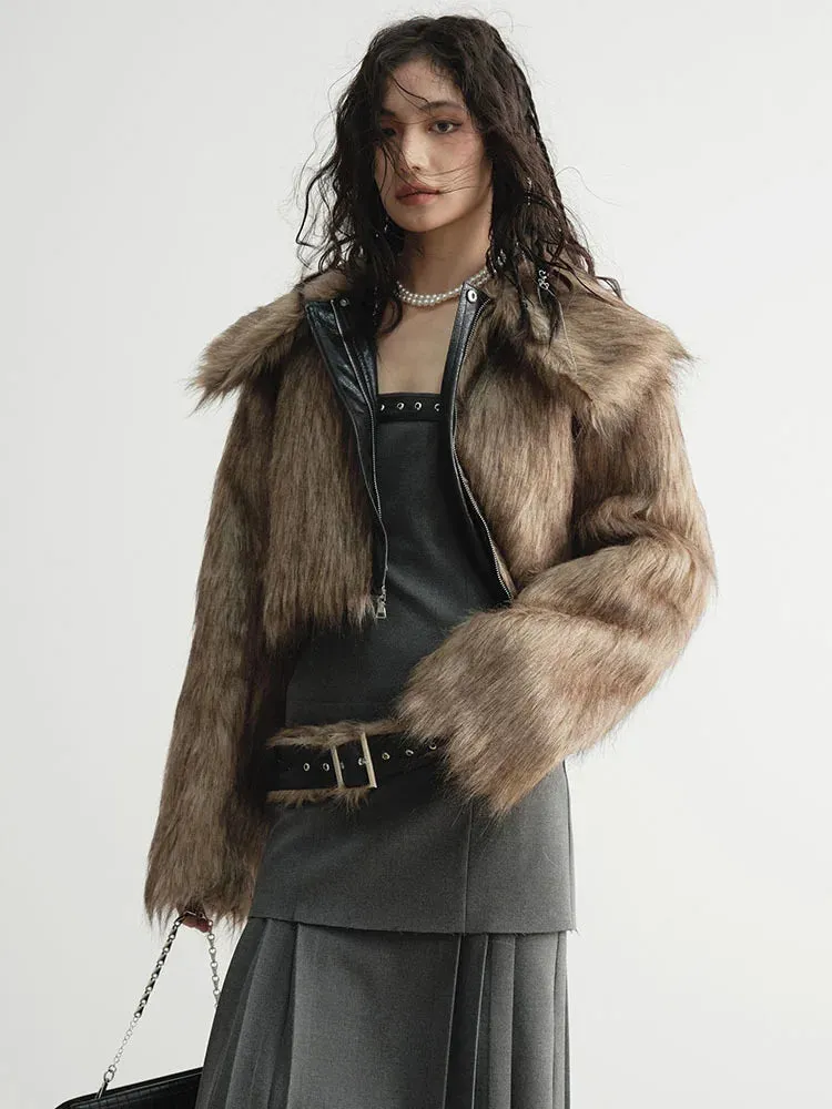 Yacket Vegan Fur Bomber